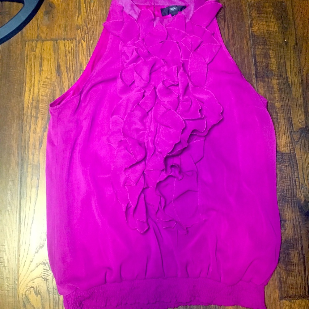 Purple Ruffled Top